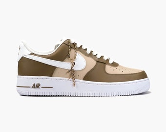 AIR Force 1 Custom Sneaker Brown Chocolate