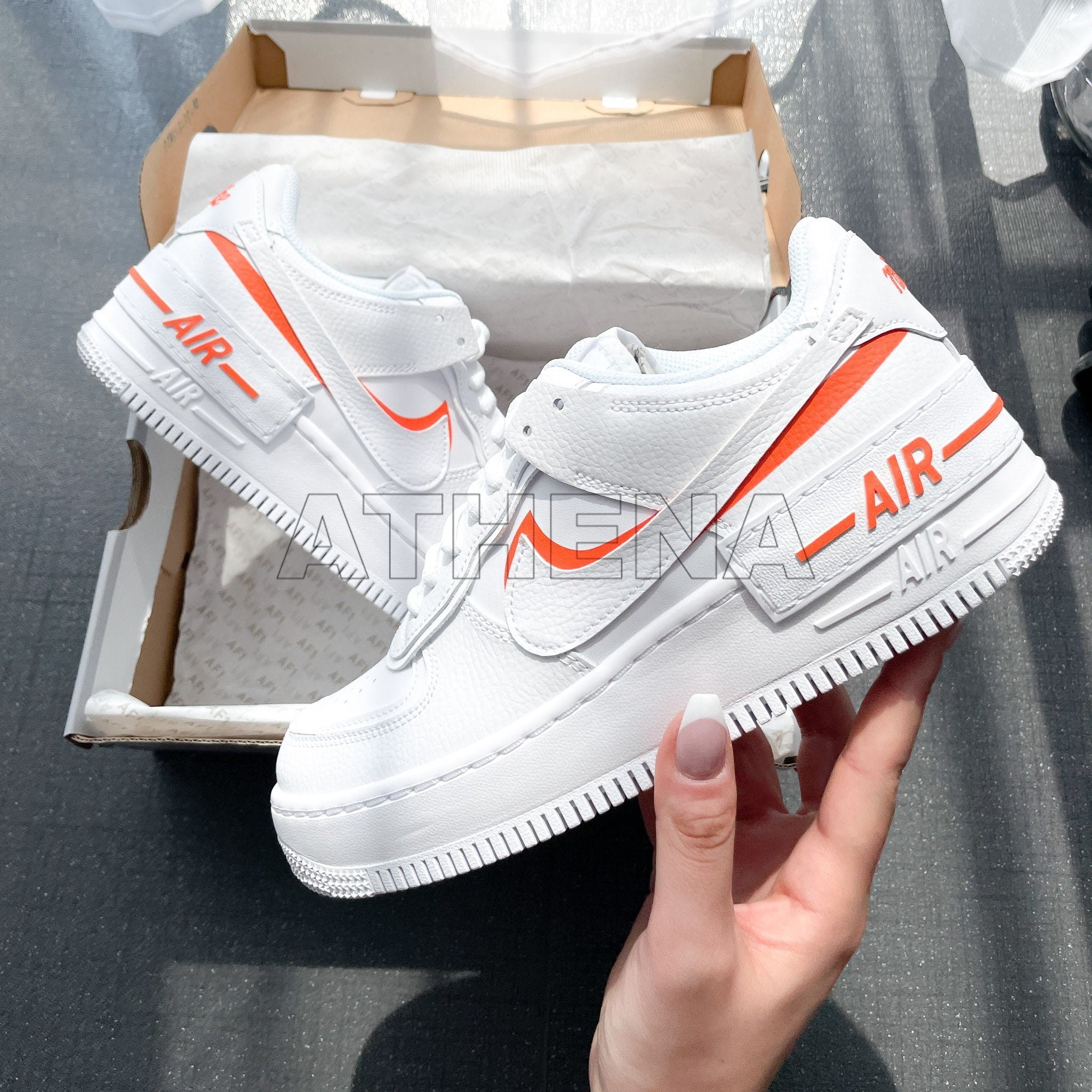 Orange Air Force 1 Etsy