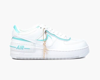 AIR Force 1 Custom Sneaker Shadow 1 Turquoise