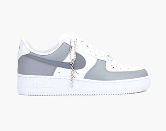 AIR Force 1 Custom Sneaker Light Gray