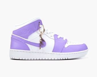 Air Jordan 1 high Custom Sneaker Violet Purple