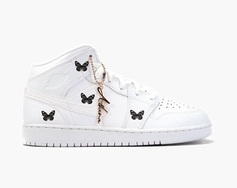 Air Jordan 1 high Custom Sneaker Butterfly Grey