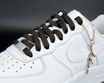 Shoelaces for Sneakers Flat Tear-Resistant Coffee