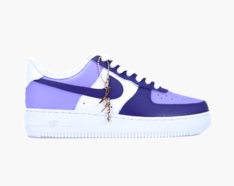 AIR Force 1 Custom Sneaker Violette Lila