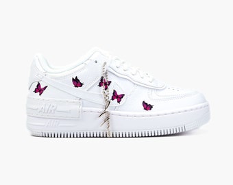 AIR Force 1 Custom Sneaker Shadow 1 Butterfly Pink small