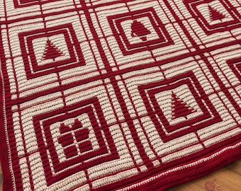 Christmas Love - Mosaic Overlay Crochet Pattern