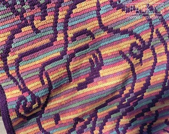 Unicorn Love - Mosaic Crochet Pattern