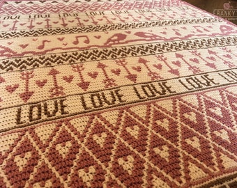 Birdie Love - Mosaic Overlay Crochet Pattern