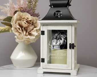 Personalized Anniversary Gift | 10th Anniversary Gift | 50th Anniversary Gift Parents | Anniversary Photo Lantern | Anniversary Gift Wife