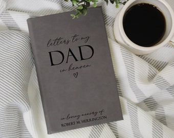 Loss of Father Grief Journal | Letters to Dad in Heaven | Dad Memorial Gift | Loss of Dad Gift | Loss of Father Gift | Dad Remembrance Gift