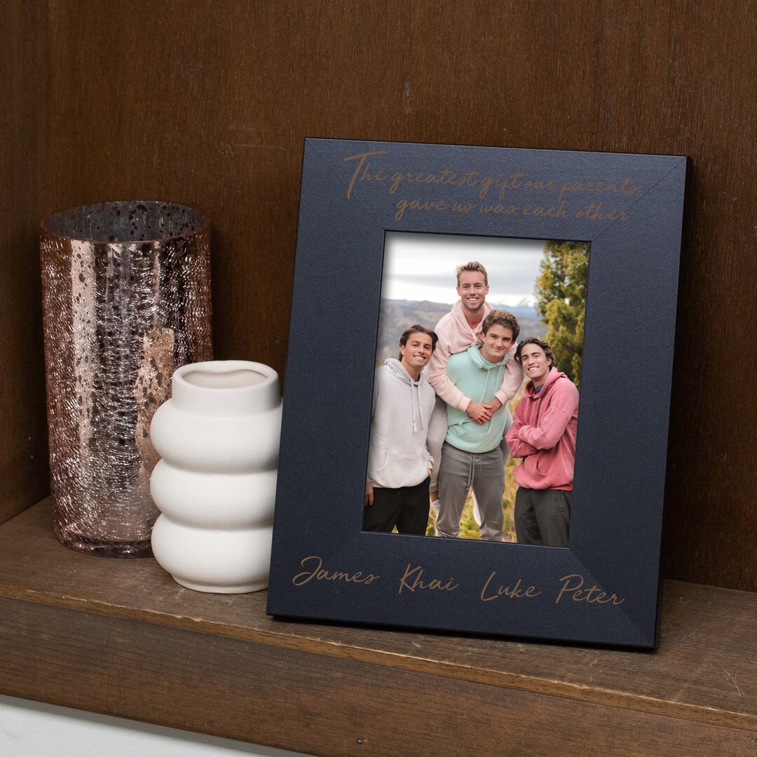 Siblings Picture Frame Personalized Brother and Sister Picture Frame Custom Sibling Photo Frame