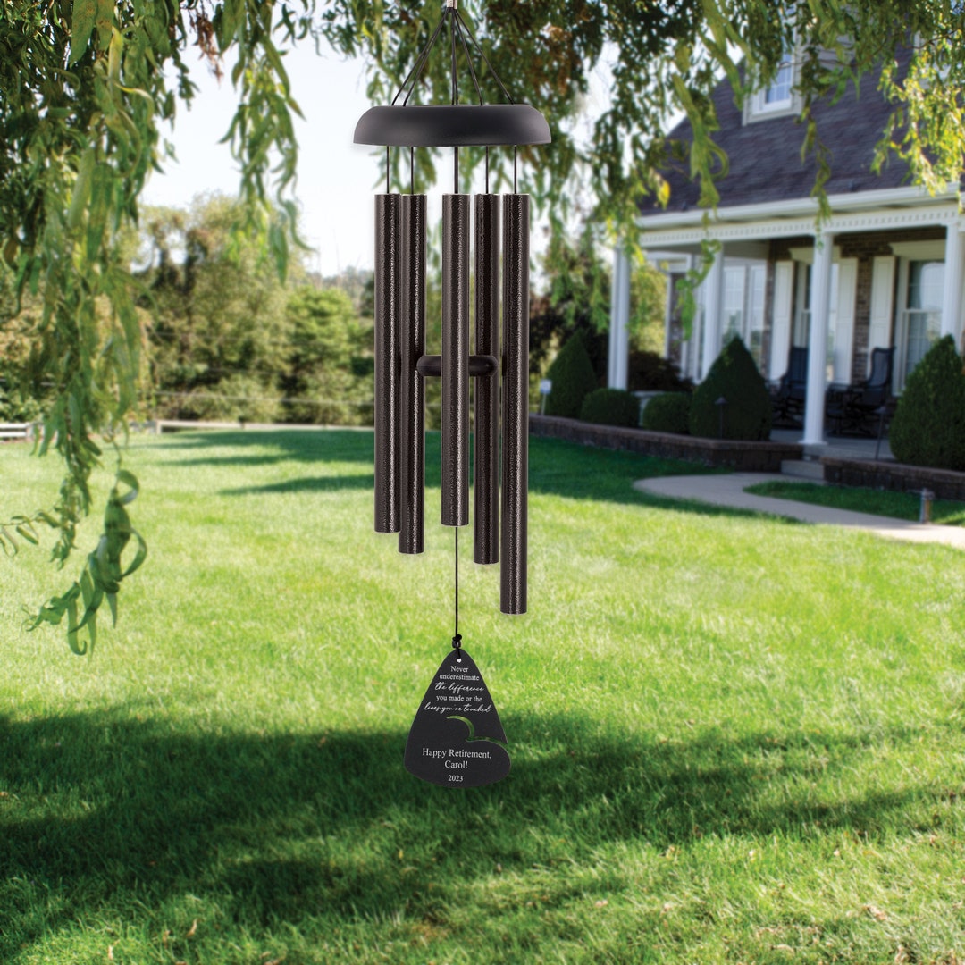 Retirement Gift For Women Personalized Retirement Wind Chimes Coworker 