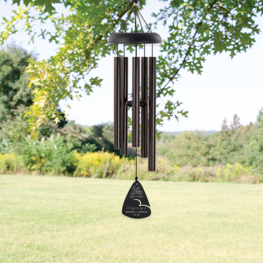 Religious Wind Chime Personalized Memorial Wind Chime God Has You