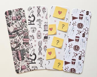 Bookish Romance Bookmark, Science & Literature, STEM Reader Gift