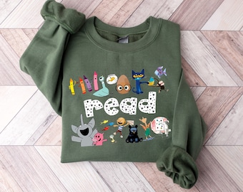 Read Children's Books Teacher Sweatshirt, Teacher Life Shirt, Teacher Shirt, Kindergarten Shirt Gift For Teacher, Read Book Shirt Sweatshirt