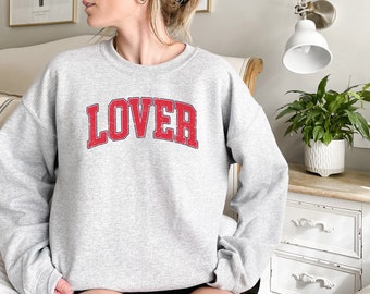 Lover Sweatshirt, Lover Valentines Sweater, Valentines Day Hoodie, Valentine Gift Shirt, Valentine Lover Gifts, Cute Lover Tee, Love Sweater