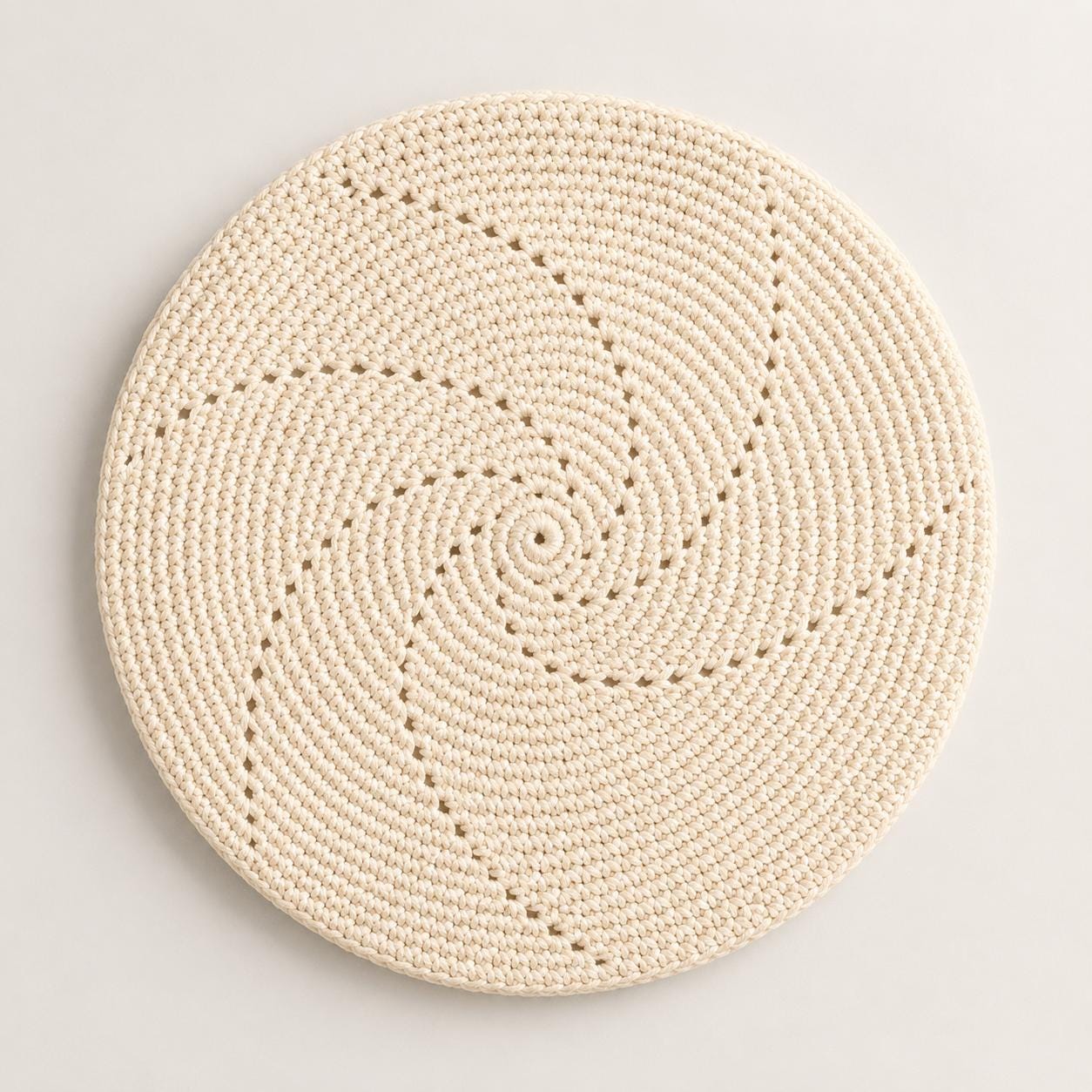 Vintage Spiral Hot Plate Mat Cover