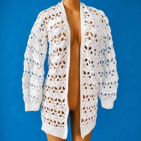 Skull Crochet Cardigan Pattern - Rainbowyarn Patterns