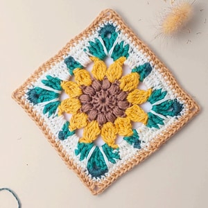 Sunflower Granny Square