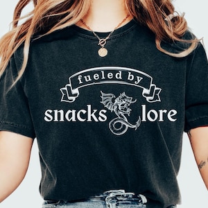 Funny T-Shirt for DnD Game Night Graphic Tee Medieval Dragon Fantasy Shirt for Ren Faire Unisex Gift for Readers and Gamers Humorous Shirt