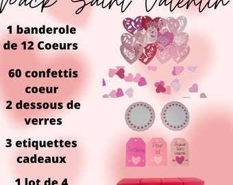 Saint Valentin Kit Décoration Saint Valentin - décoration pour deux - amour