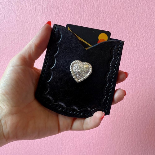 Silver Heart Concho-korthållare