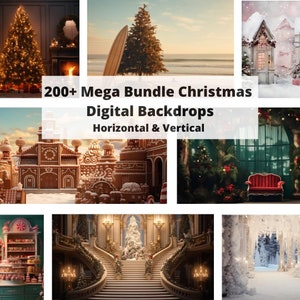 Weihnachtsbaum digitale Kulissen Lebkuchen Cookie-Shop