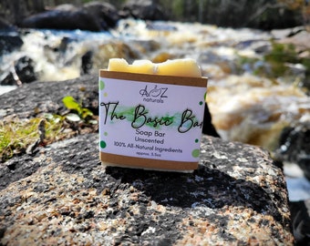 The Basic Bar | A2Z Naturals' Original All-Natural Soap Bar for All Skin Types