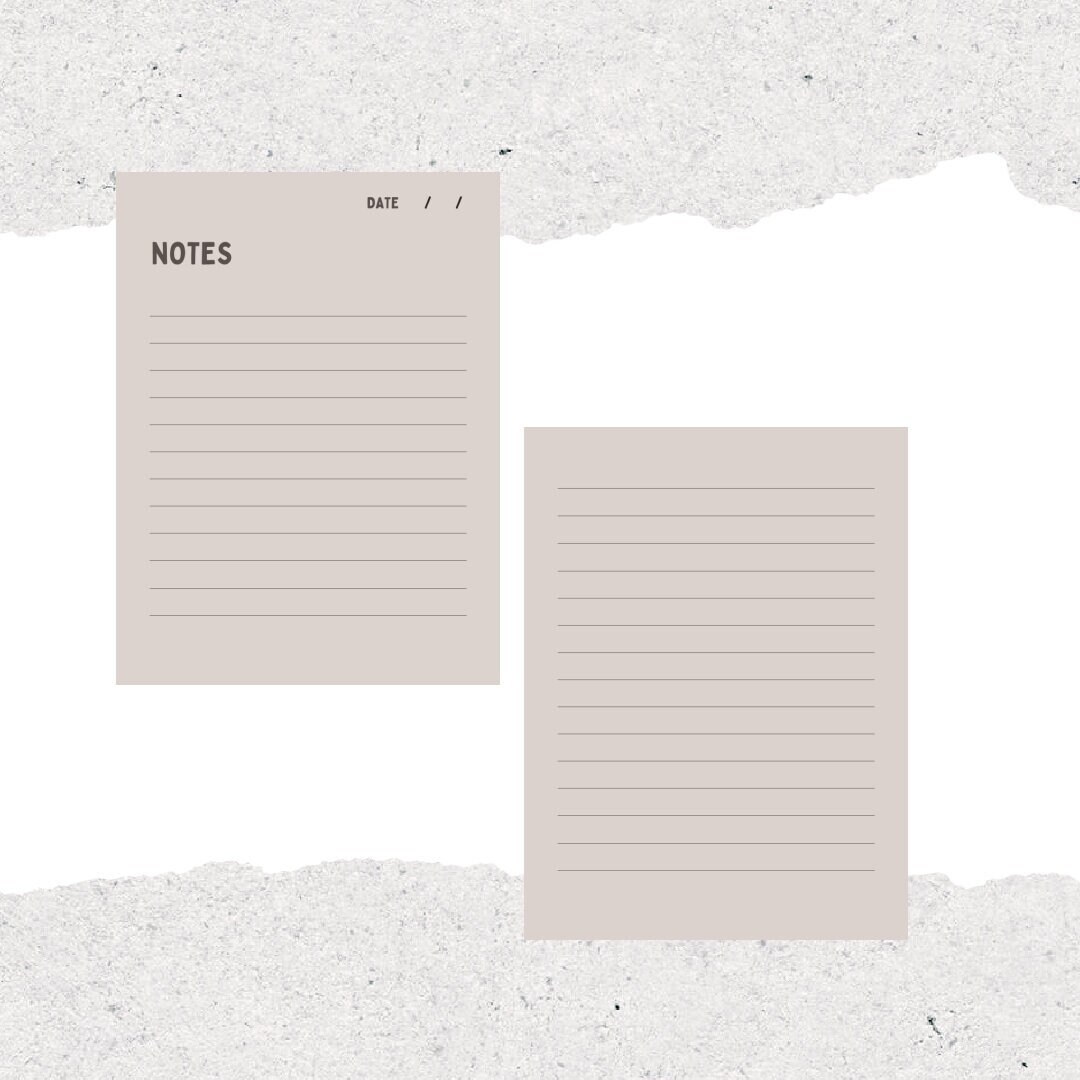 Writing Paper Digital Printable Paper Neutral Lined Paper - Etsy
