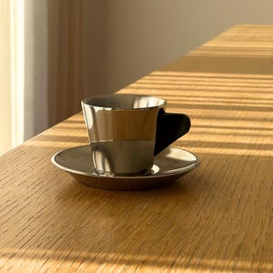 Vintage IKEA stainless steel coffee cup, inox coffee cups, vintage drinkware, espresso cups