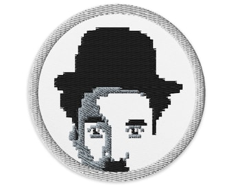 Charlie Chaplin Inspired iron-on patch