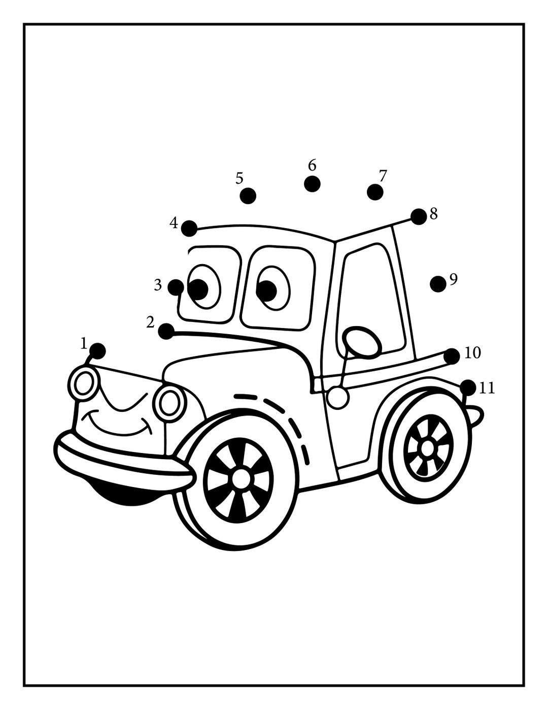 50 Dot to Dot Activity Book for Kids - Etsy