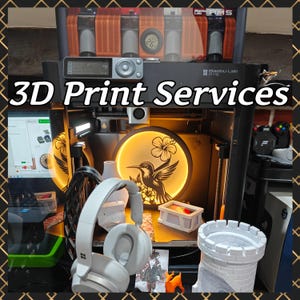 3D Printing Service, Free Quotes, Quick Turnaround, Custom Personalised Requests