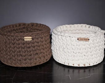 Cesta de cuerda - Artesanía para almacenamiento