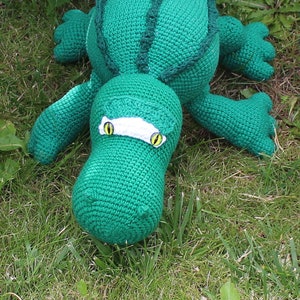 Crocodile amigurumi handmade - crochet mascot