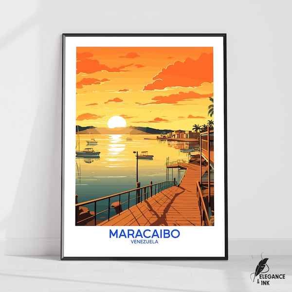 Maracaibo Poster|Maracaibo Travel Print|Maracaibo Wall Art|Maracaibo Wall Decor|Maracaibo City Art|Maracaibo Art|Gift Idea|Housewarming gift
