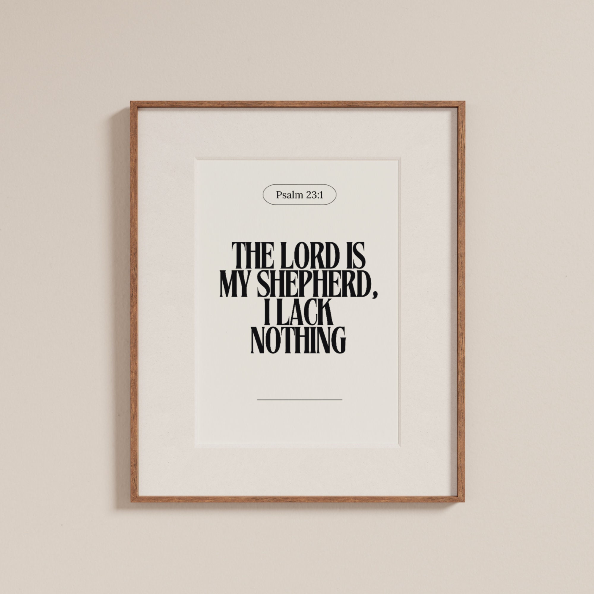 Set of 3 Neutral Christian Wall Art Print Inspirational Bible Verse ...