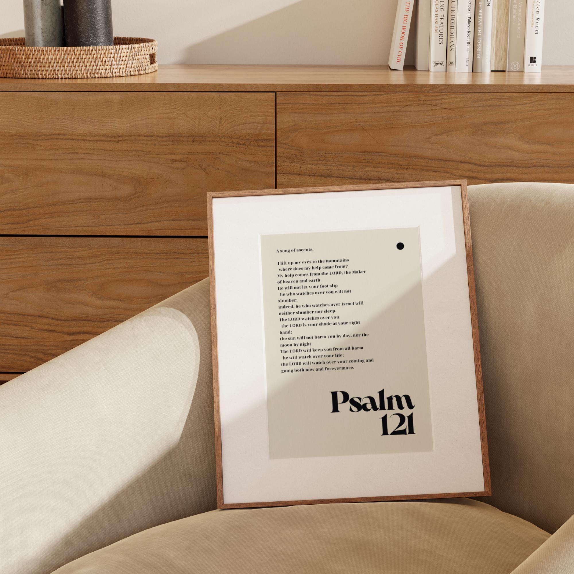 Psalm 121 Print, Bible Verse Christian Wall Art (digital Download) - Etsy