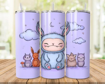 Monster beker wrap: 20 oz 30 oz mager bekerontwerp (digitale download)