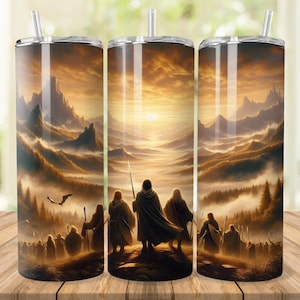 Fantasy World Tumbler Wrap: RPG Design (Digital Download)