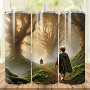 Fantasy World Tumbler Wrap: 20oz 30oz Skinny Tumbler PNG (Digital Download)