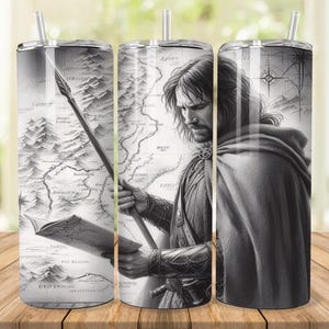 Fantasy World Tumbler Wrap: RPG Tumbler Design (Digital Download)