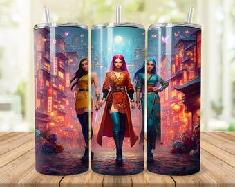 Kpop Hunter Girls Tumbler Wrap: 20oz 30oz Skinny Design (Digital Download)