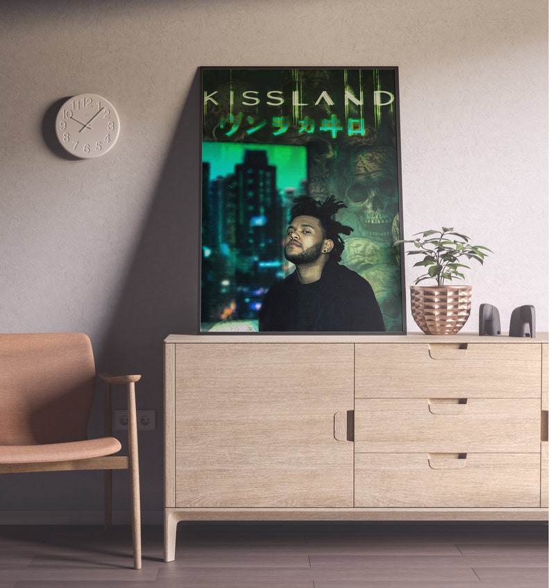 Kiss Land Digital Artwork Instant Download Etsy