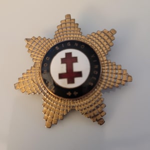 Masonic Knights Templar Brustschmuck oder Abzeichen