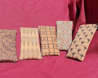 Glasses case made of Portuguese cork fabric/cork (vegan leather alternative)