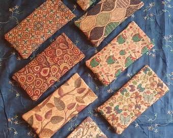 Glasses cases made from Portuguese cork