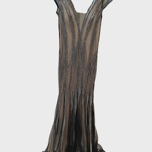 gray and black striped dress Vanisa Stripe Midi Shirt Dress