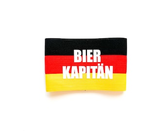 Beer Captain Germany armbandarmband voor Malle-vakanties, Oktoberfest en andere drinkfeesten voor sterke armen! (Feestarmband Malle)