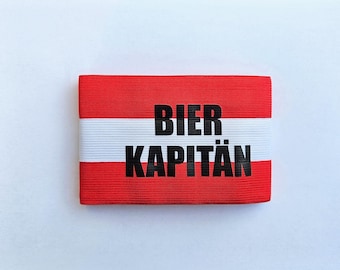 Beer Captain Austria Wristband - Armband for Mallorca holidays, Oktoberfest and other drinking parties - for strong arms! (Party Wristband Mallorca)